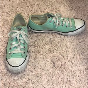 Mint Converse All Star Low Top Sneakers